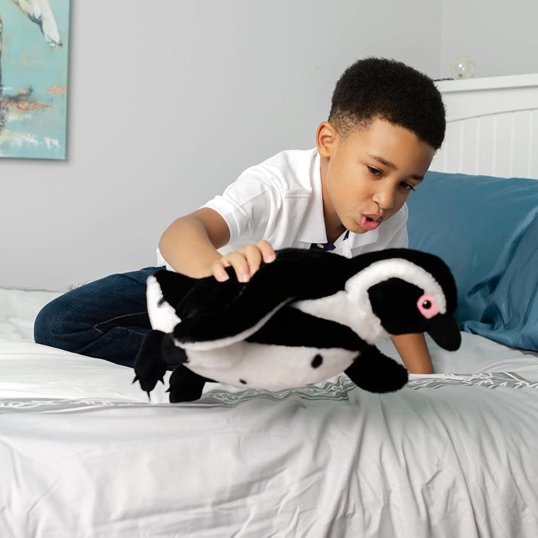 ABF Penguin Stuffed Animal, Wild Onez by Zoologee, view 3