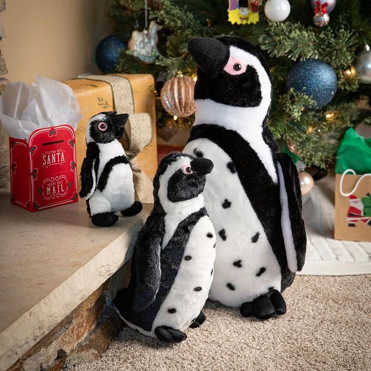 African Blackfoot Penguin Stuffed Animal, Wild Onez by Zoologee, view 3