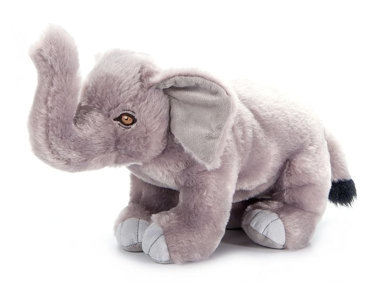 African Elephant Stuffed Animal Plushie by Zoologee, view 2