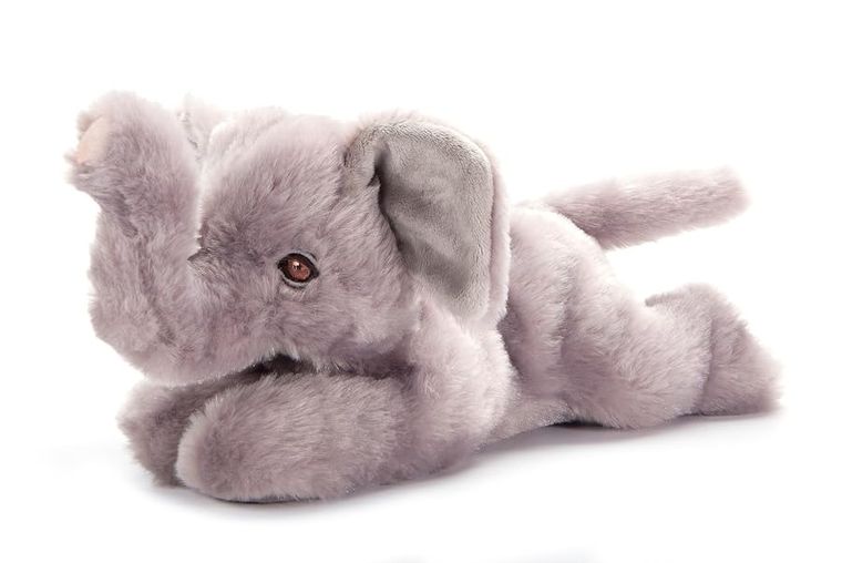 African Elephant Stuffed Animal Plushie by Zoologee, view 2