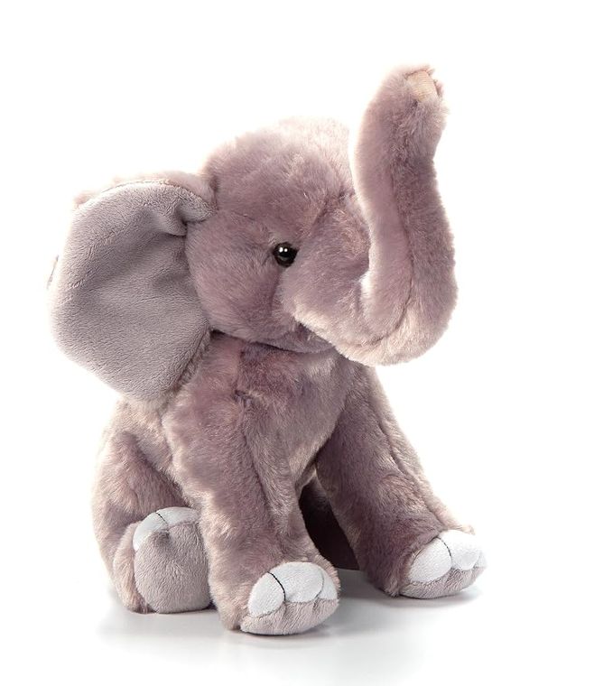 African Elephant Stuffed Animal Plushie, Wild Onez by Zoologee, view 2