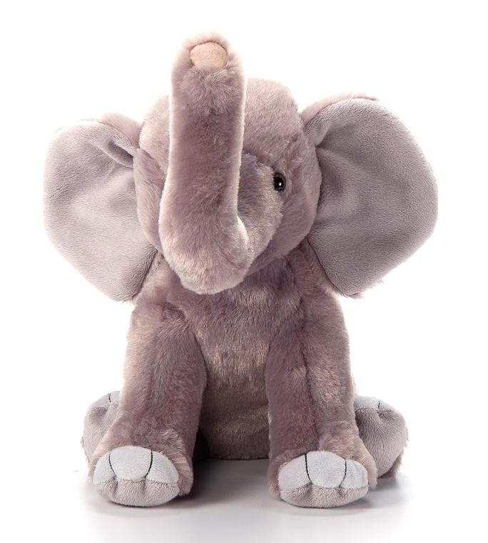 African Elephant Stuffed Animal Plushie, Wild Onez by Zoologee, view 3