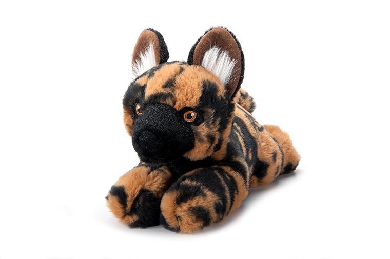 African Wild Dog Stuffed Animal Plushie by Zoologee, view 2