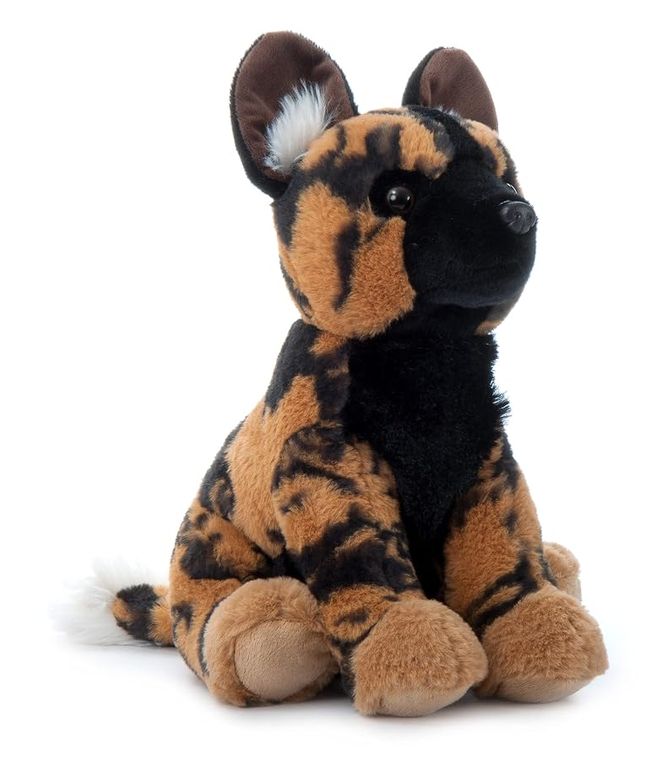 African Wild Dog Stuffed Animal Plushie, Wild Onez by Zoologee, view 2