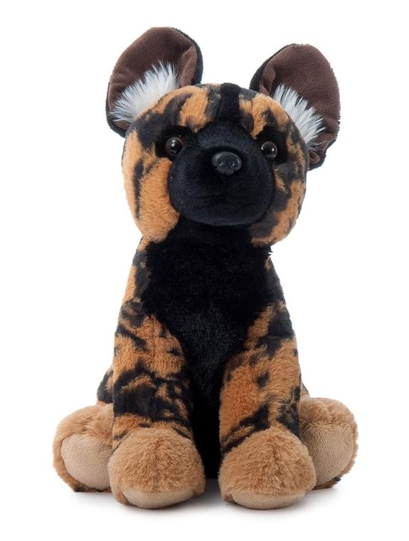 African Wild Dog Stuffed Animal Plushie, Wild Onez by Zoologee, view 3