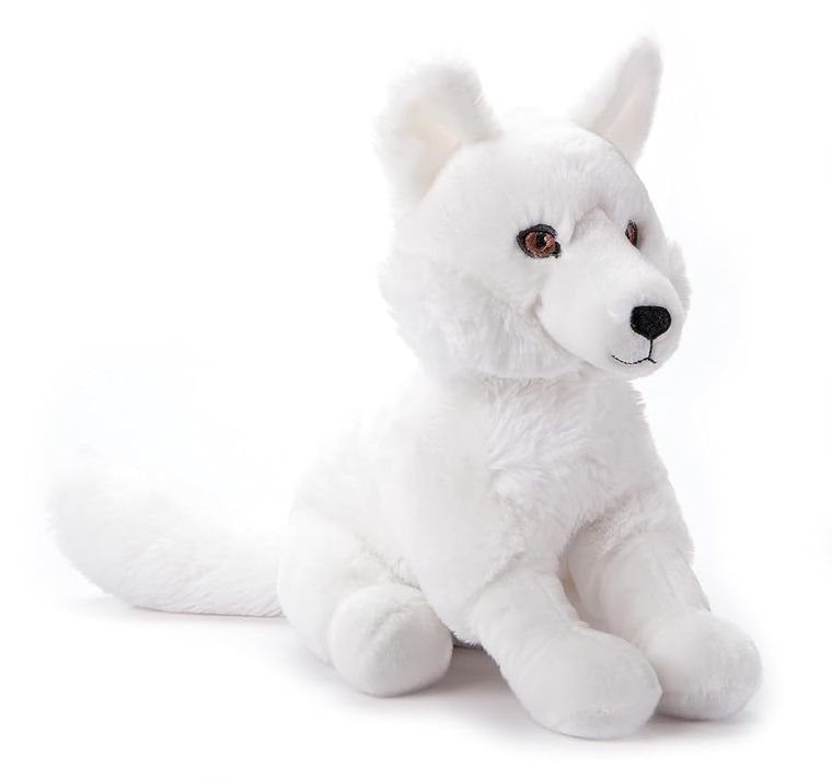 Arctic Fox Stuffed Animal Plushie by Zoologee, view 2