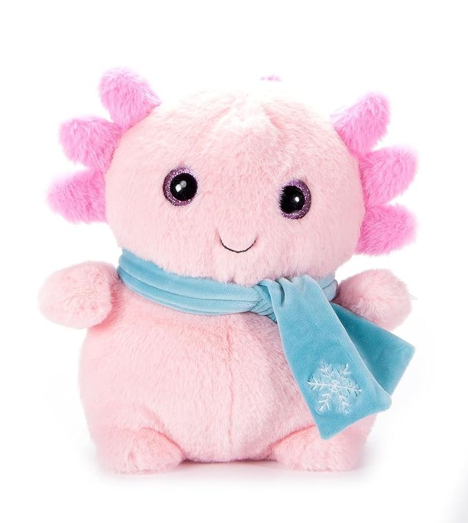 Axolotl Stuffed Animal Plush, Puffimalz by Zoologee, view 2