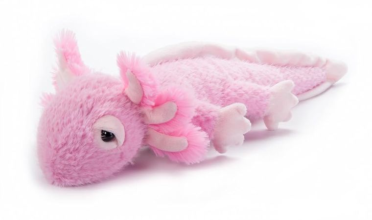 Axolotl Stuffed Animal Plushie, Fuzzlez by Zoologee, view 2