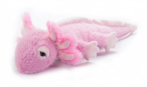 Axolotl Stuffed Animal Plushie, Fuzzlez by Zoologee