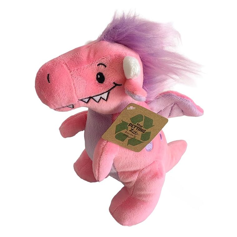 Baby Dragon Stuffed Animal Plushie, Zoologee Mystical Animals, (Pink) by Zoologee, view 2