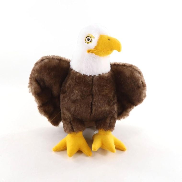 Bald Eagle Stuffed Animal Plushie by Zoologee, view 3