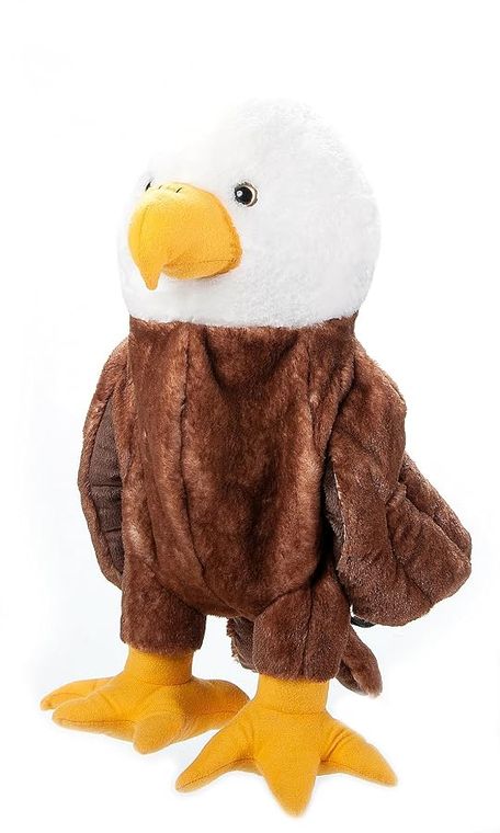 Bald Eagle Plush Backpack Stuffed Animal by Zoologee, view 2