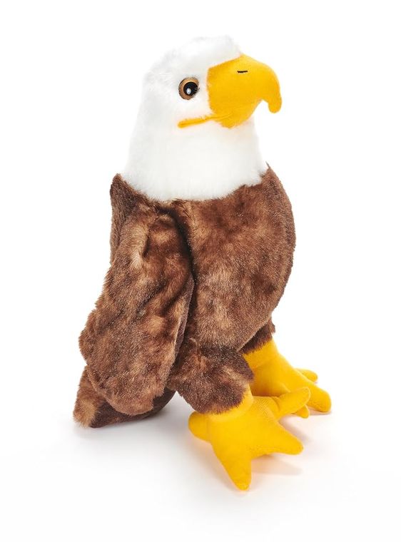 Bald Eagle Stuffed Animal, Wild Onez by Zoologee, view 2