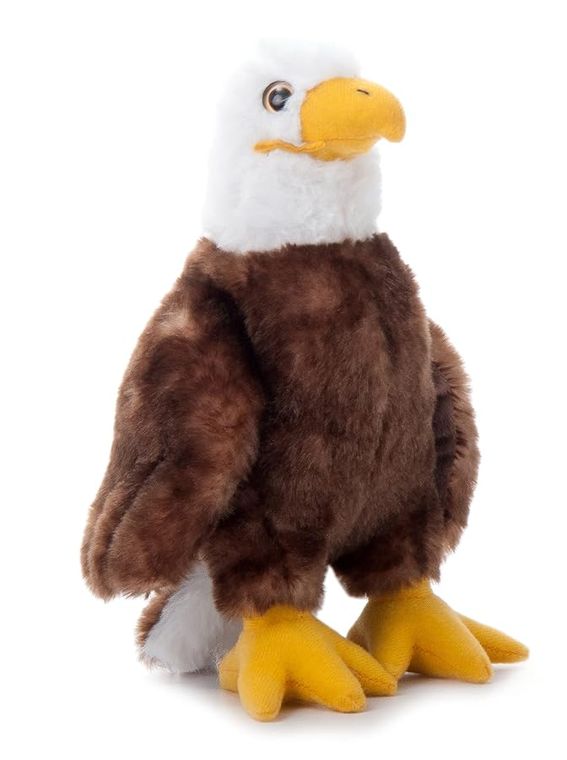 Bald Eagle Stuffed Animal, Wild Onez by Zoologee