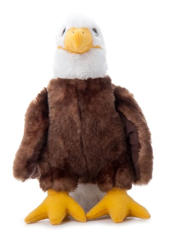 Bald Eagle Stuffed Animal, Wild Onez by Zoologee