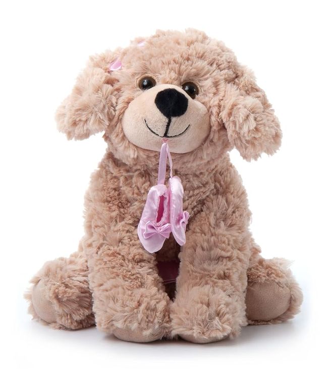 Ballerina Scruffy Dog Stuffed Animal, Dance Gifts by Zoologee, view 2