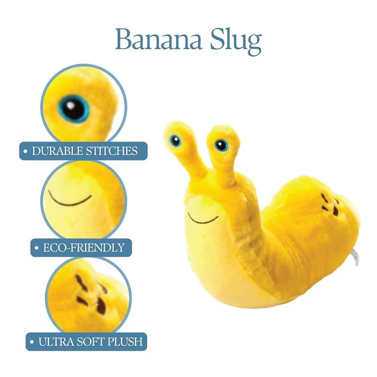 Banana Slug Stuffed Animal, Wild Onez by Zoologee, view 3
