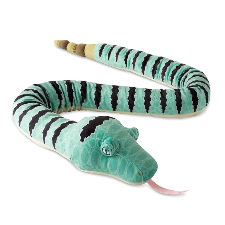 Banded Rock Rattlesnake Snake Stuffed Animal Plushie by Zoologee, view 3