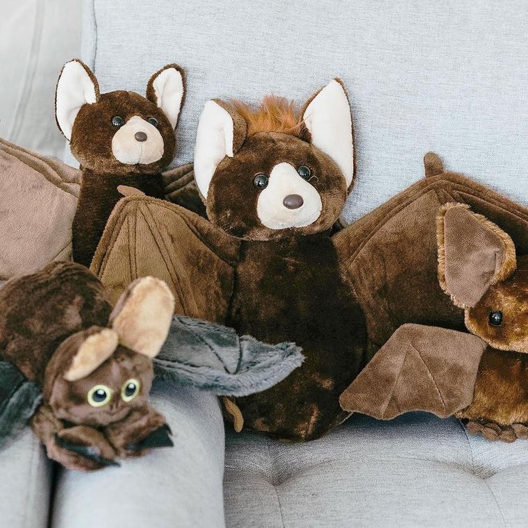 Bat Stuffed Animal Plushie, Wild Onez by Zoologee, view 3