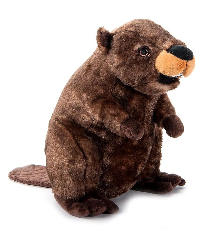 Beaver Stuffed Animal Plushie by Zoologee, view 2