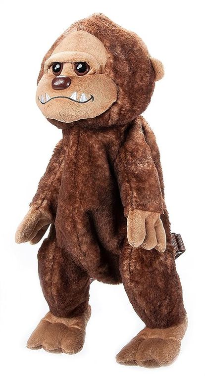 Bigfoot Boy Plush Backpack Stuffed Animal by Zoologee, view 2