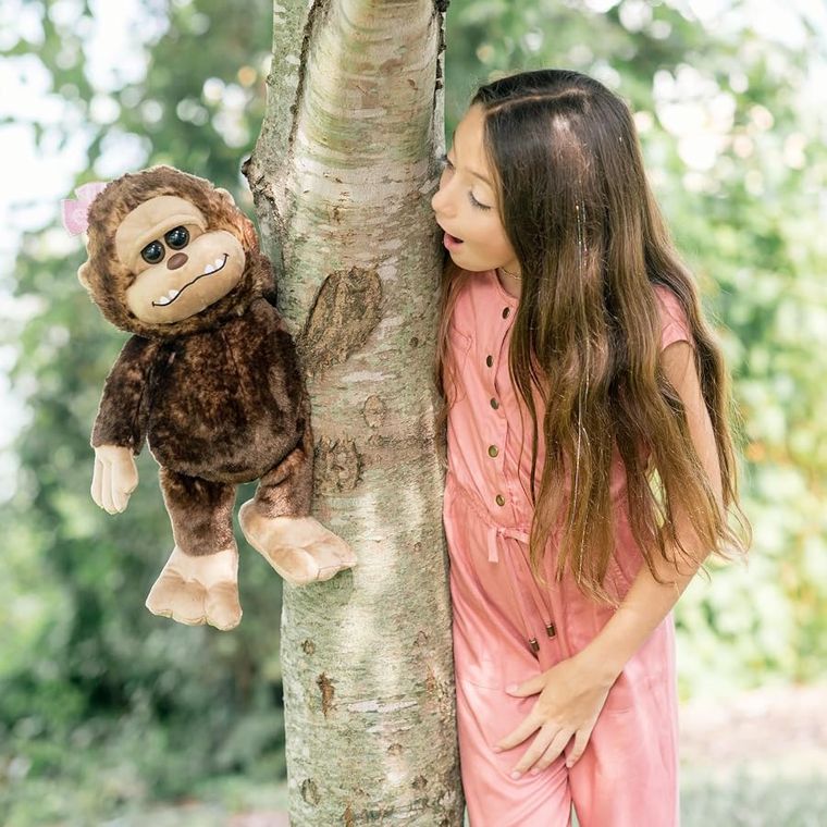Bigfoot Girl Stuffed Animal Plushie by Zoologee, view 2