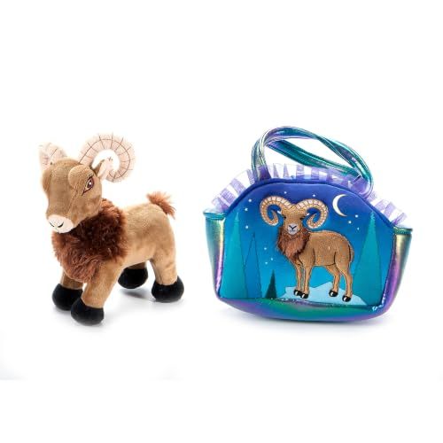 Bighorn Sheep Purse Plush Set Stuffed Animal by Zoologee