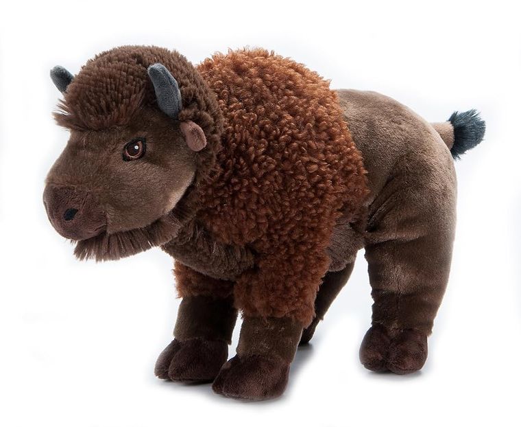 Bison Stuffed Animal Plushie by Zoologee, view 2