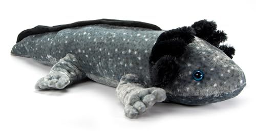 Black Axolotl Stuffed Animal, Wild Onez by Zoologee