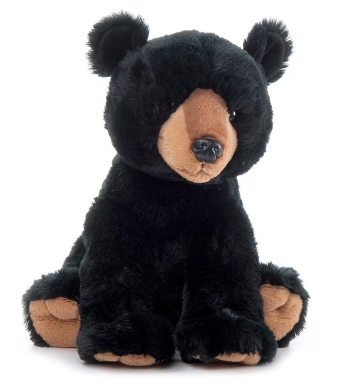 Black Bear Stuffed Animal, Wild Onez by Zoologee, view 2