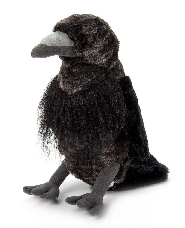 Black Raven Stuffed Animal, Wild Onez by Zoologee, view 2