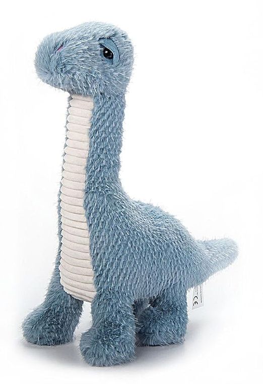 Blue Brachiosaurus Stuffed Animal Plushie, Nuggetz by Zoologee