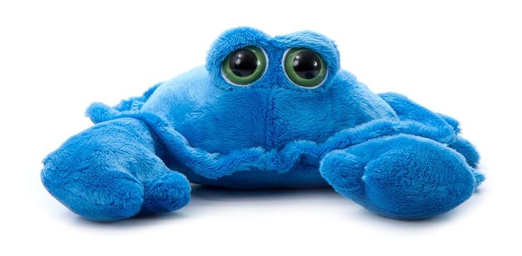 Blue Crab Stuffed Animal, Bright Eyez by Zoologee, view 3