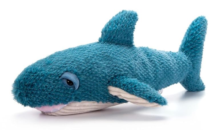 Blue Shark Stuffed Animal Plush, Fuzzlez by Zoologee, view 2