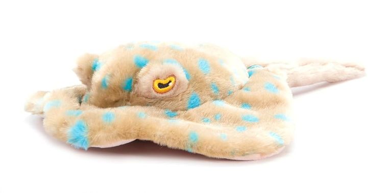 Blue-Spotted Stingray Stuffed Animal by Zoologee, view 2