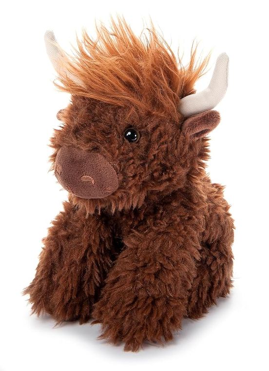 Brown Highland Cow Stuffed Animal Plushie, Wild Onez by Zoologee, view 2