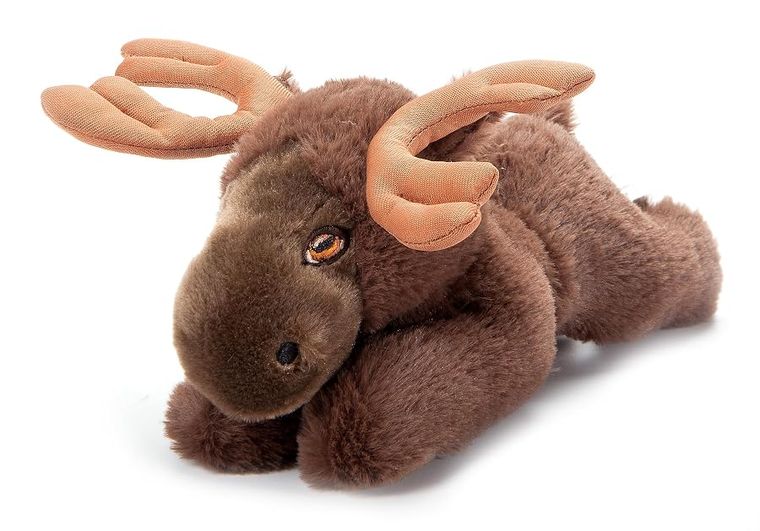 Brown Moose Stuffed Animal Plushie by Zoologee, view 2