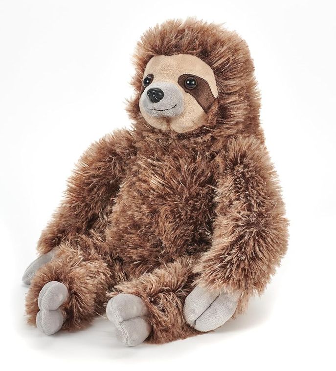 Brown Sloth Stuffed Animal, Wild Onez by Zoologee, view 3