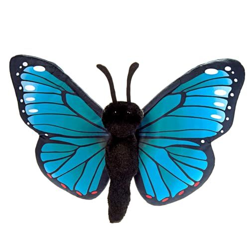 Butterfly Stuffed Animal, Gifts for Girls, Wild Onez Monarch Butterfly Plush Toy (), Blue, 423312 by Zoologee
