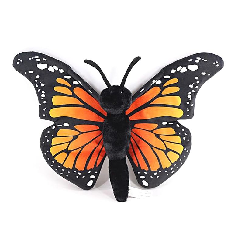 Butterfly Stuffed Animal, Gifts for Girls, Wild Onez Orange Monarch Butterfly Plush Toy (), Large by Zoologee, view 2