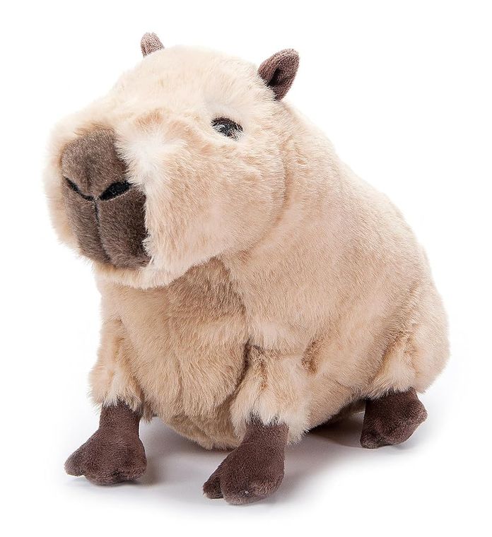 Capybara Stuffed Animal Plushie by Zoologee, view 2