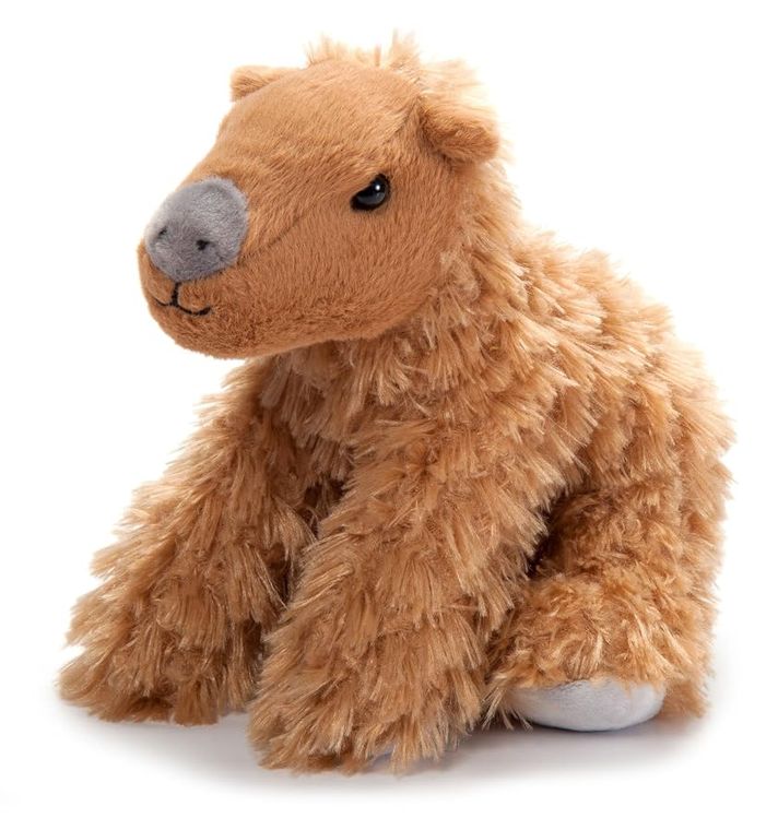 Capybara Stuffed Animal Plushie, Wild Onez Wildlife Animals, Capybara Plush Toy by Zoologee, view 2