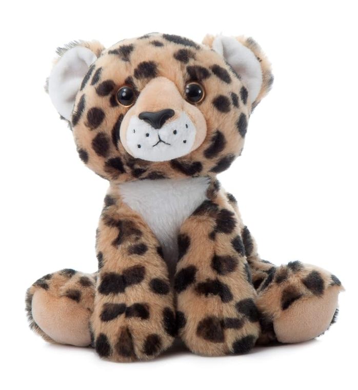 Cheetah Stuffed Animal Plushie, Wild Onez by Zoologee, view 3