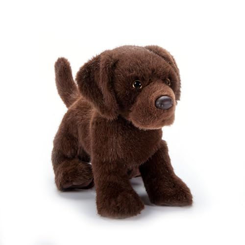 Chocolate Lab Dog Stuffed Animal Plushie by Zoologee