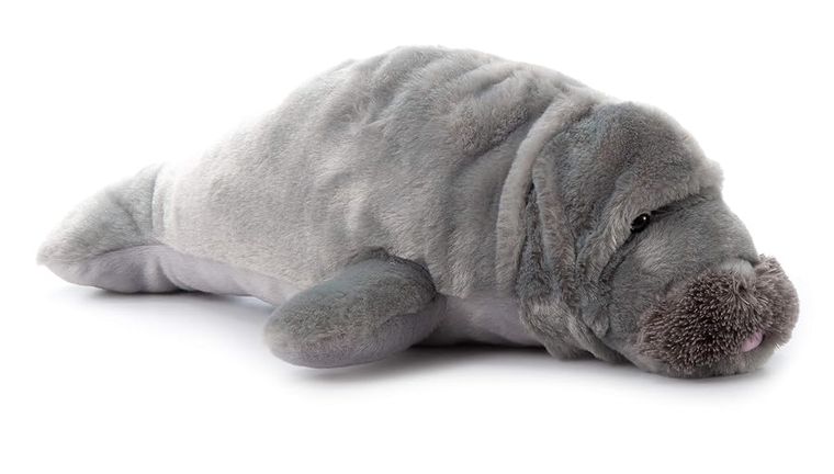 Conservation Manatee Stuffed Animal Plush, Wild Onez by Zoologee, view 2