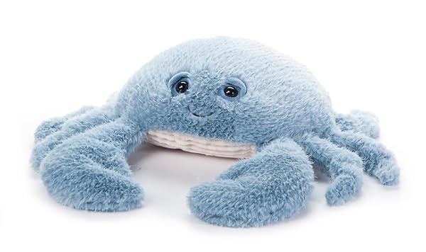 Crab Stuffed Animal Plushie, Fuzzlez by Zoologee