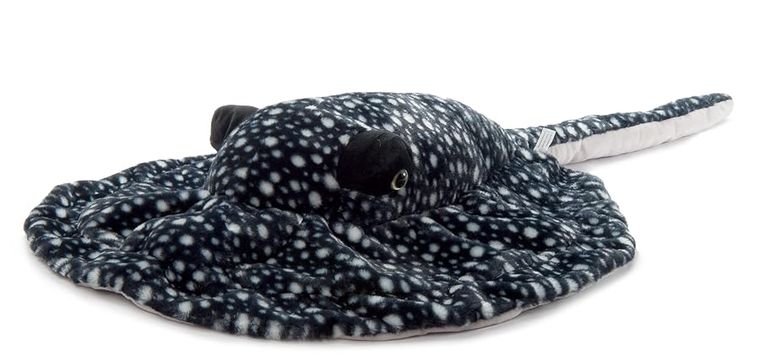 Diamond Stingray Stuffed Animal, Wild Onez by Zoologee, view 2