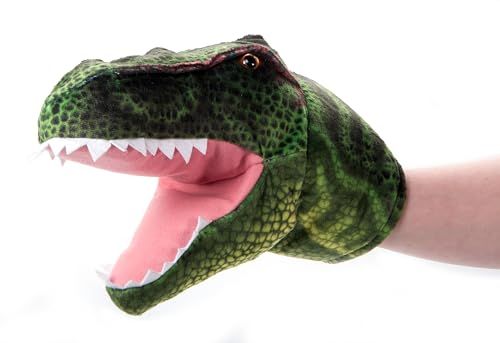 Dinosaur T-Rex Hand Puppet Stuffed Animal by Zoologee