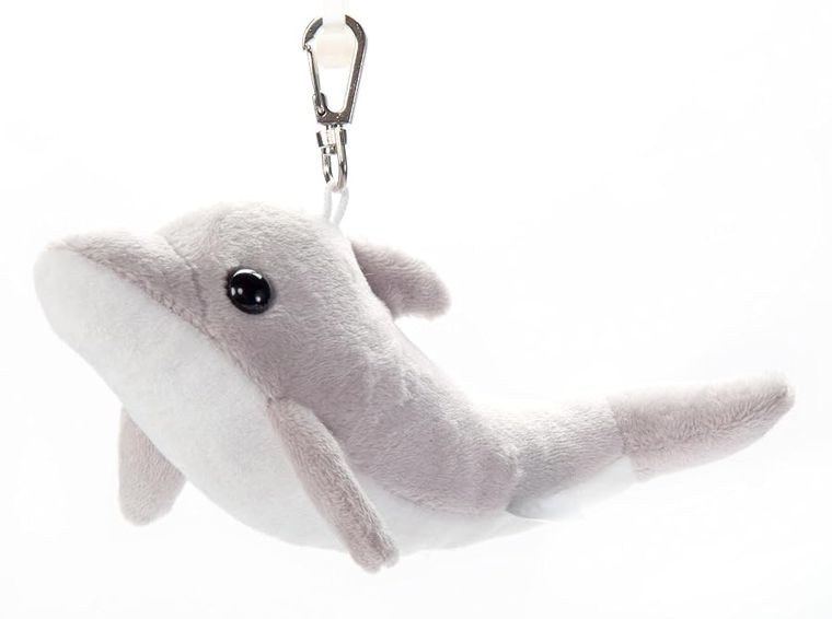 Dolphin Plush Bag Charms Stuffed Animal by Zoologee, view 2