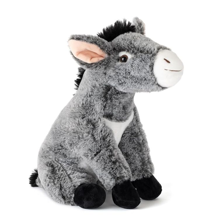 Donkey Stuffed Animal Plushie, Wild Onez by Zoologee, view 2